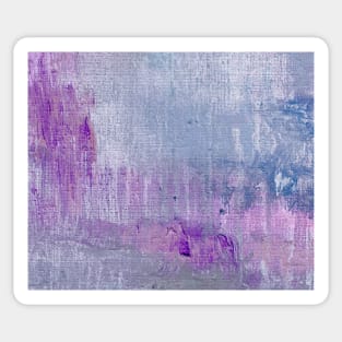 Abstract Oil Painting 10c8 Lillac Amethyst Sticker